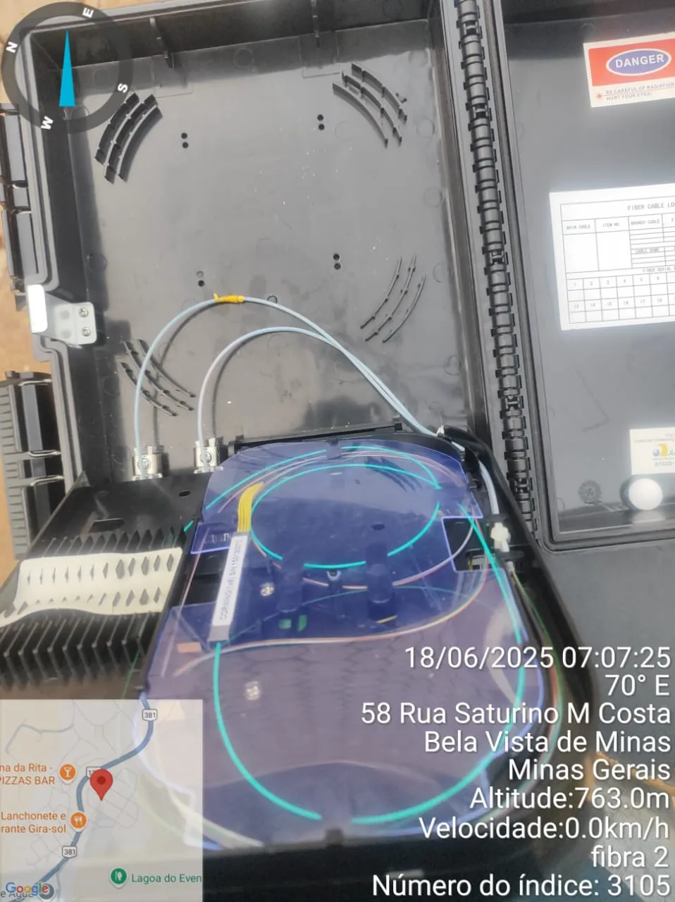 Equipamentos configurados